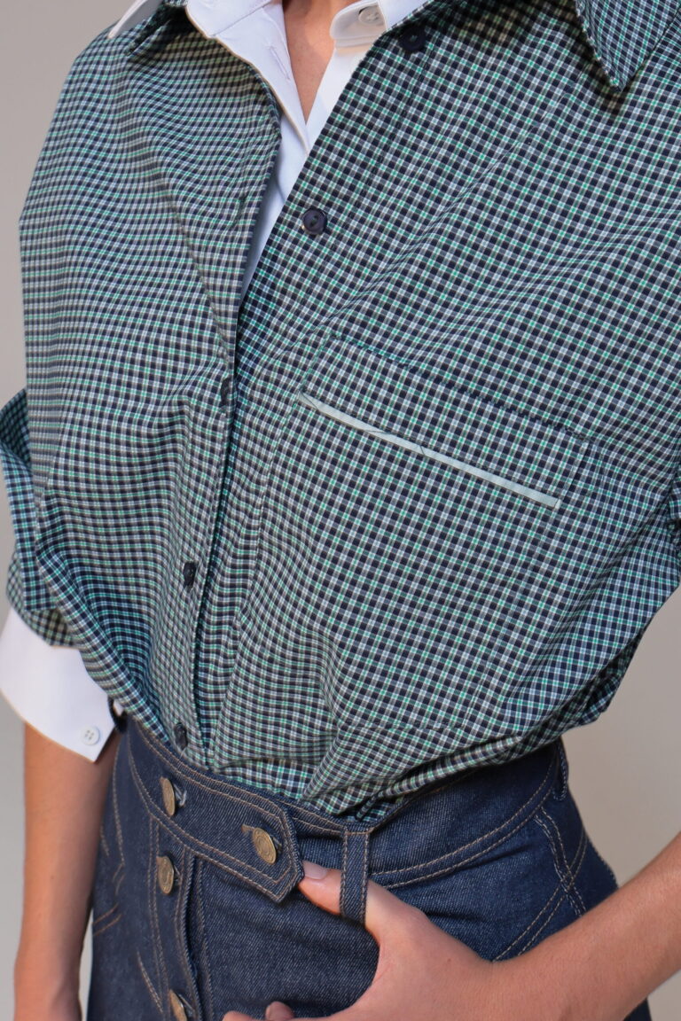 Рубашка "Аманда" синий